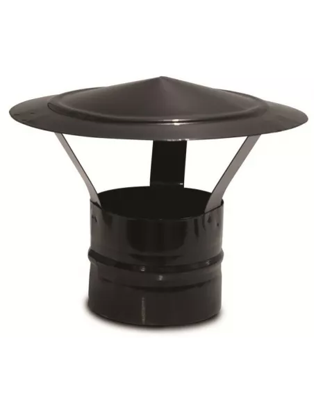 SOMBRERETE CHINO VITRIFICADO NEGRO 250