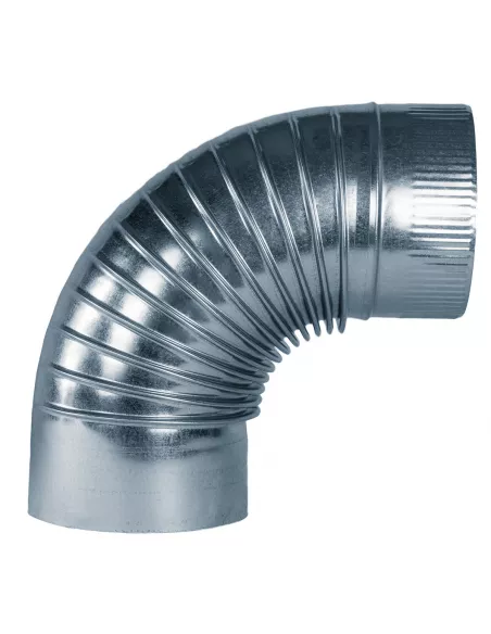 CODO 90º GALVANIZADO 125 (0.5) RIZADO