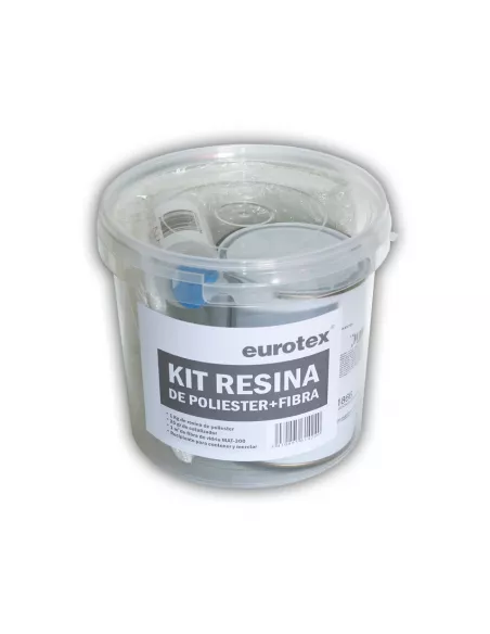 KIT REP. RESINA POLIESTER 1KG (1MT2MALLA)