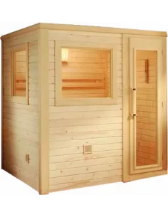 SAUNA HELSINKI 1600x1600x2000 PUERTA IZQ
