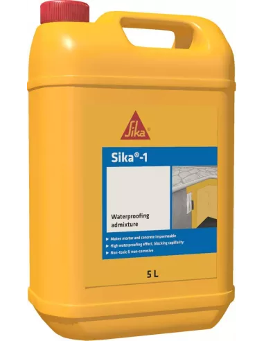SIKA 1 EN 5KG IMPERMEABILIZANTE LIQUIDO