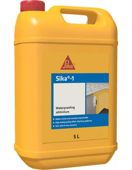 SIKA 1 EN 5KG IMPERMEABILIZANTE LIQUIDO