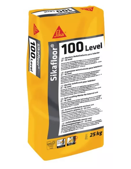 MORTERO AUTONIVELANTE SIKA LEVEL-100 25 Kg