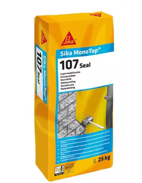 MORTERO IMPERMEABLE SIKA TOP 107 PLUS ESCOMPON B 2