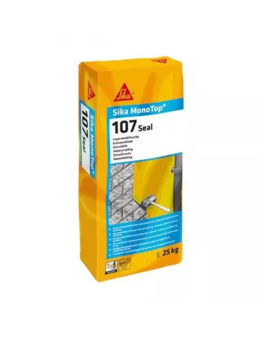 MORTERO IMPERMEABLE SIKA MONOTOP 107 PLUS ES 25k