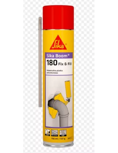 ESPUMA POLIURETANO SIKA BOOM 180 FIX&FILL
