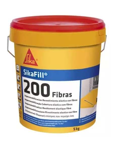 CAUCHO BLANCO FIBRADO 5 Kg SIKAFILL 200(370)OFERTA