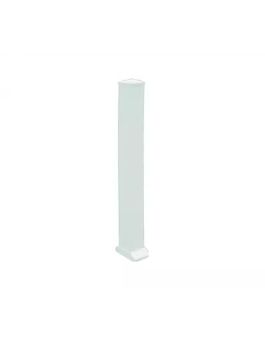 POSTE Y BASE PARA VALLA PVC BLANCA 110x110X900