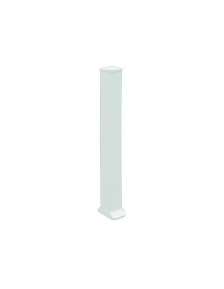 POSTE Y BASE PARA VALLA PVC BLANCA 110x110X900