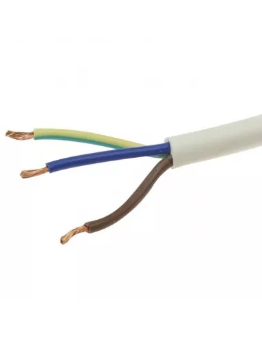 CABLE MANGUERA PVC 3Gx1,5 H05VV-F NEGRO
