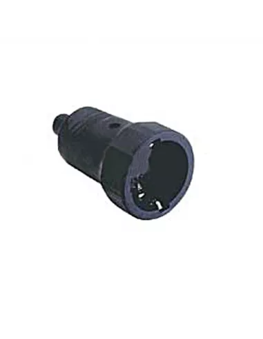CLAVIJA 16A ENCHUFE (HEMBRA) GOMA NEGRA