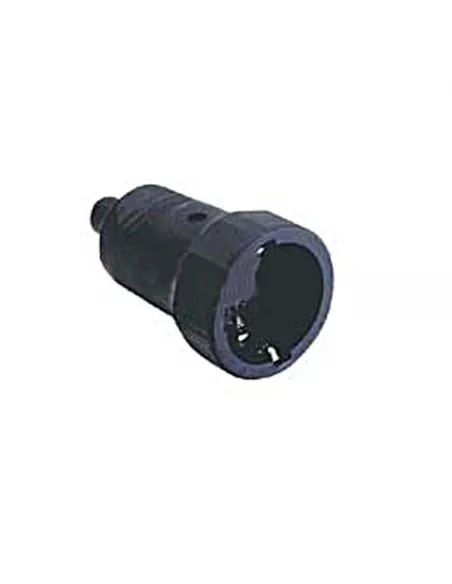 CLAVIJA 16A ENCHUFE (HEMBRA) GOMA NEGRA