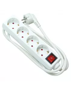 REGLETA 4 ENCHUFES CON INTERRUPTOR