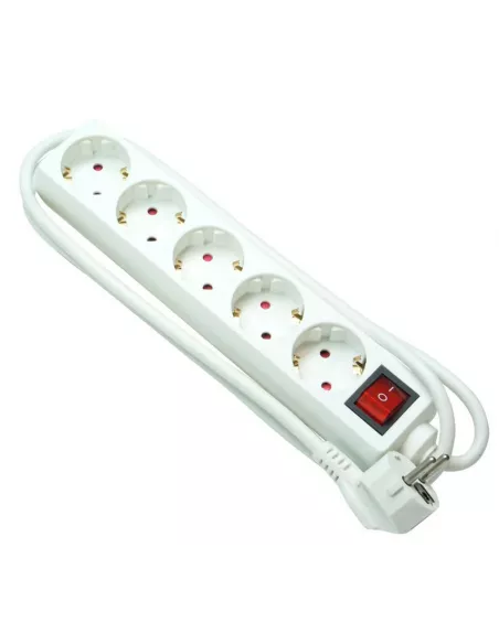 REGLETA 5 ENCHUFES CON INTERRUPTOR