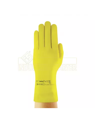 GUANTE DE LATEX ECONOHAND AMARILLO T-6,5-7