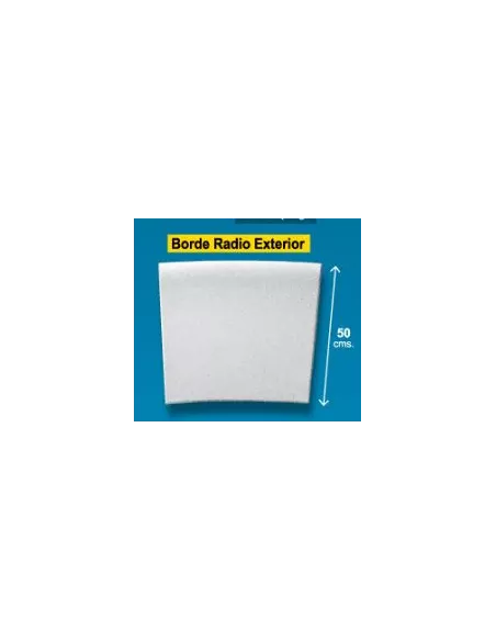 BORDE PISCINA GRANADA RADIO INTERIOR 150MT CREMA