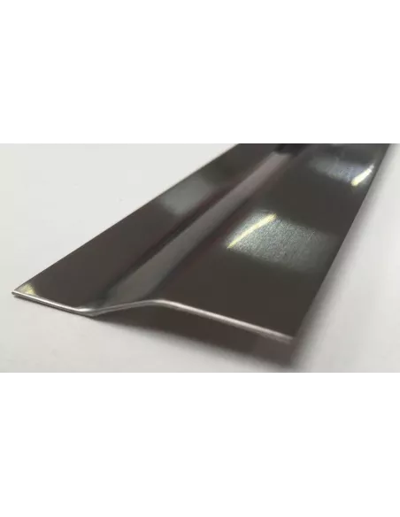 PLETINA PERFILADA ADHESIVA 83CM ACERO CERAMICO