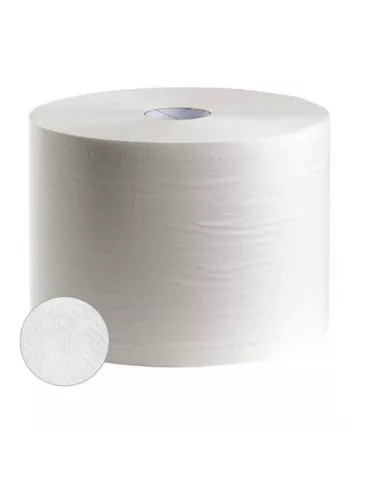 BOBINA PAPEL SECAMANOS 400MT DOBLE CAPA RECICLADO