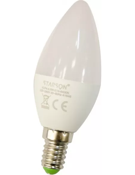 BOMBILLA LED VELA 5 W E14 3000K