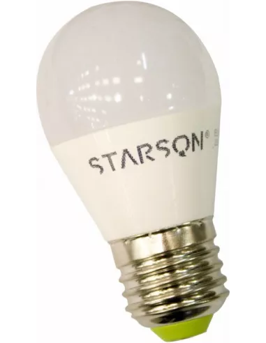 BOMBILLA LED ESFÉRICA 7W E27 6500K 810LM