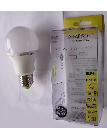 BOMBILLA ESTANDAR LED 10 W E27 3000K