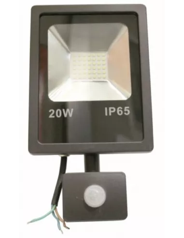 FOCO PROYECTOR LED EXTERIOR SENSOR MOVIMIENTO 20W