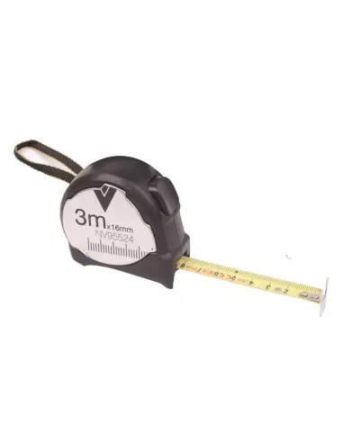 FLEXOMETRO DE 16mm x 3 M METALICO CON FRENO