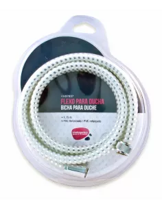FLEXO BAÑO-DUCHA PVC BLANCO 1.75MT