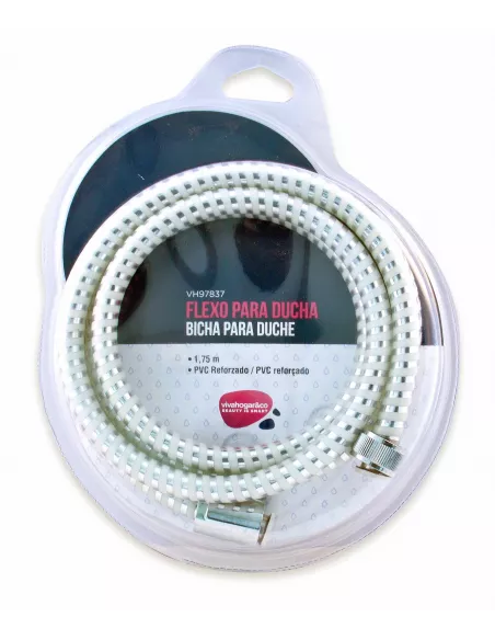 FLEXO BAÑO-DUCHA PVC BLANCO 1.75MT