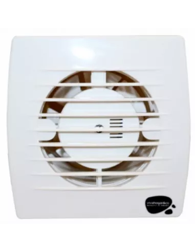 EXTRACTOR BAÑO MURO-TECHO 100MM 15W PLANO BLANCO