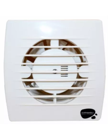 EXTRACTOR BAÑO MURO-TECHO 100MM 15W PLANO BLANCO