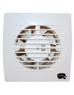 EXTRACTOR BAÑO MURO-TECHO 120MM 20W PLANO BLANCO