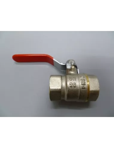 LLAVE ESFERA 1/2" LATON CROMO