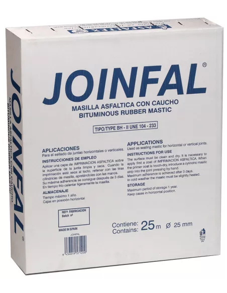 CORDON PARA JUNTAS JOINFAL EN BARRAS 050 M