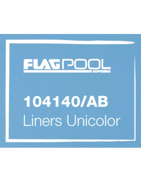 LAMINA FLAGPOOL ONE AZUL 1.5MM 1.65X25M