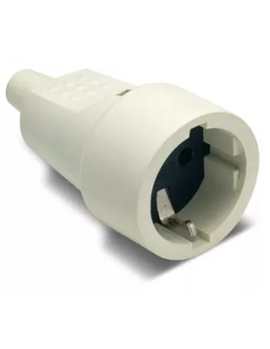 CLAVIJA ENCHUFE (HEMBRA) 16A BLANCO
