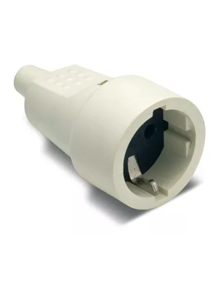 CLAVIJA ENCHUFE (HEMBRA) 16A BLANCO