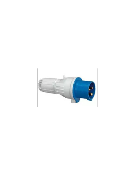 CLAVIJA INDUSTRIAL AEREA MACHO 220V 16A 2P+T 13200