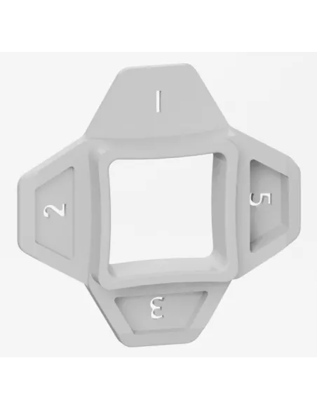 CRUCETA MULTI SPACER PLANA (1-2-3-5 mm) 125 UD