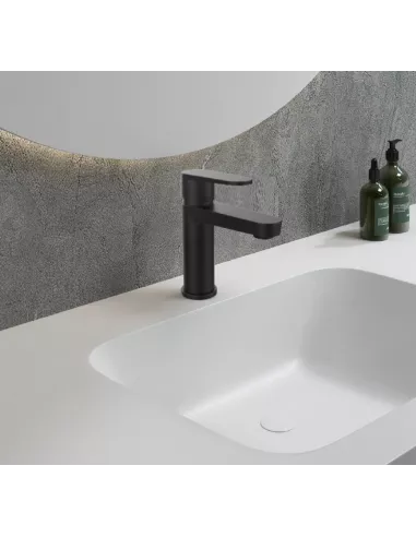 GRIFO LAVABO ALTO MONOMANDO DIVA HELENA NEGRO