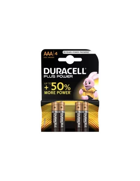 PILA ALCALINA LR03 AAA 1.5V DURACELL PLUS MORE POW