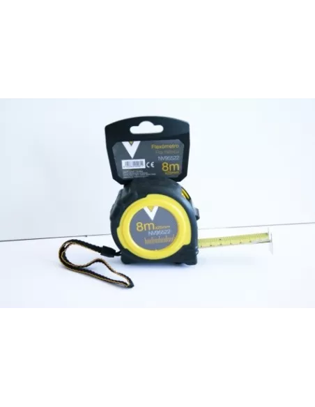 FLEXOMETRO DE 25MM X 8 M CON FRENO