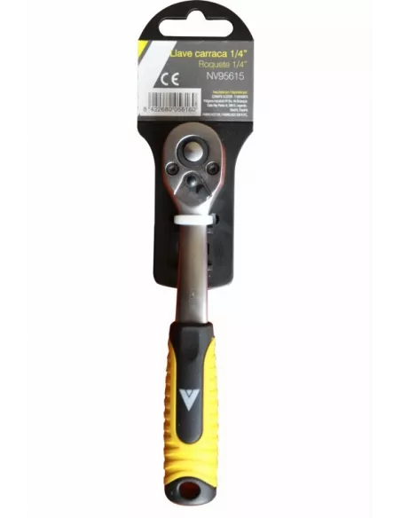 LLAVE CARRACA REVERSIBLE 1/4" 72 DIENTES NIVEL