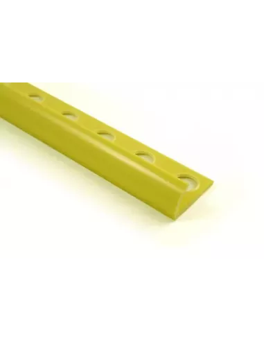 CANTONERA REDONDA PVC LISA AMARILLA 8,5x2600mm