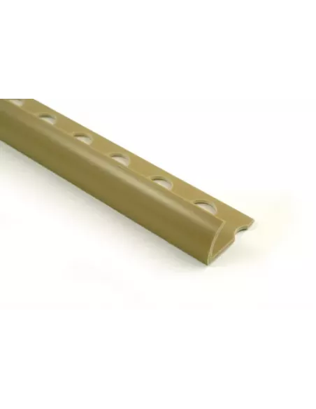 CANTONERA REDONDA PVC LISA BEIGE MATE 8,5x2600mm