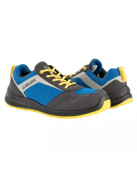 ZAPATO AZUL Y AMARILLO NITRO S1P T-43