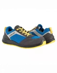 ZAPATO AZUL Y AMARILLO NITRO S1P T-44
