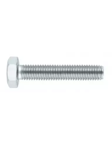 TORNILLO PARA METAL ROSCA HEXA DIN-933. ZINC M6X20