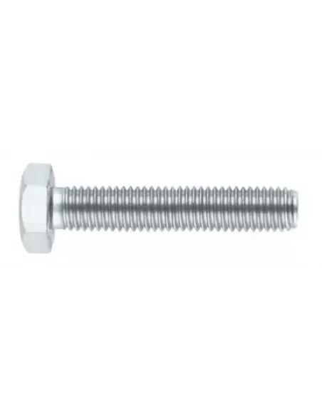 TORNILLO PARA METAL ROSCA HEXA DIN-933. ZINC M6X20