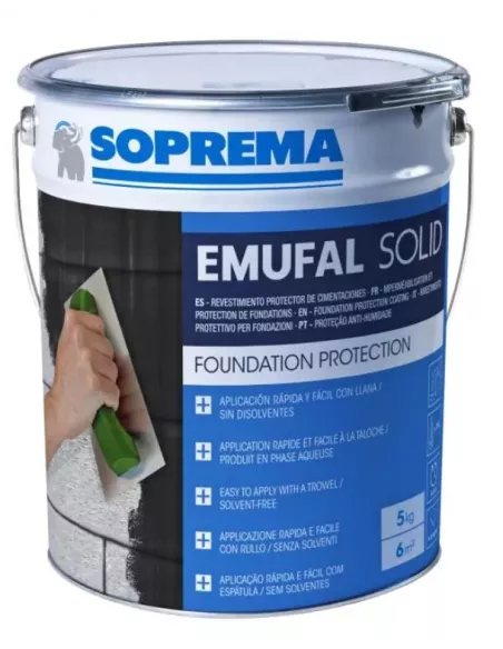 EMULSION ASFALTICA 5 Kg EMUFAL SOLID